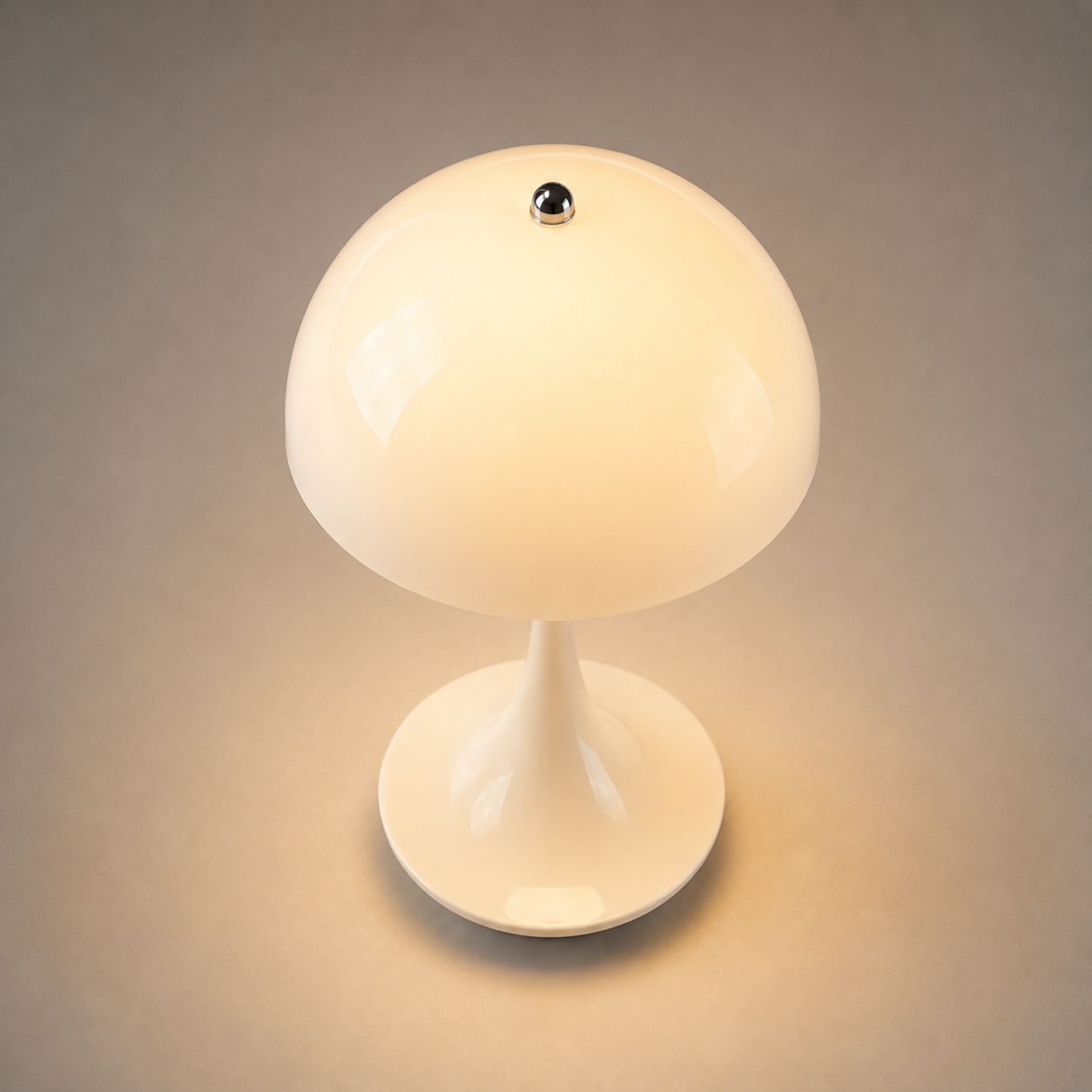 Vaelus Dome Mini | Minimalist Gloss Mushroom Light